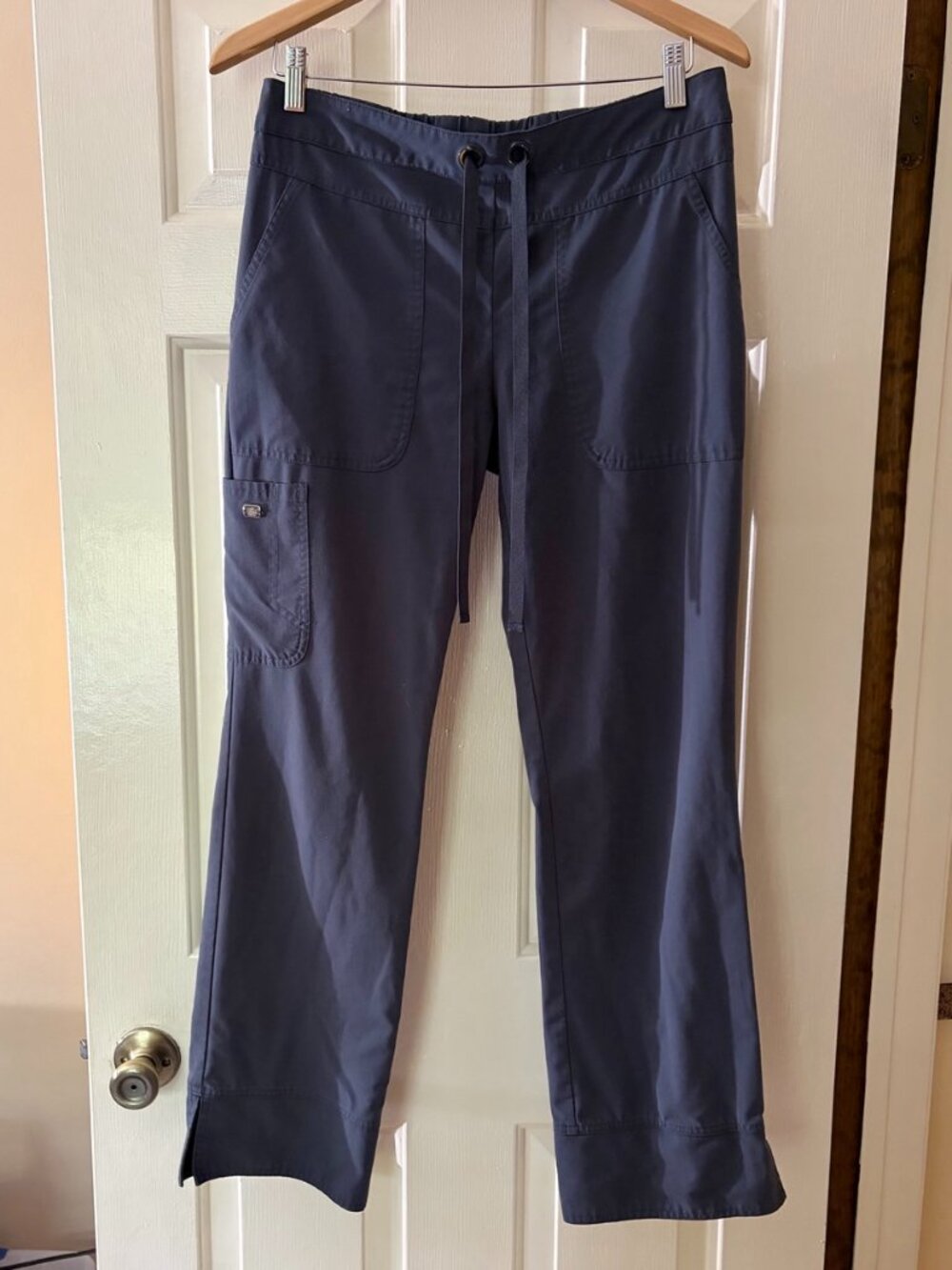 Grey’s Anatomy by Barco Gray Scrub Pants Drawstring Cargo Pocket